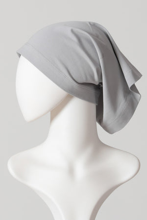 Düz Boru Bone Uzun Boy - Gri