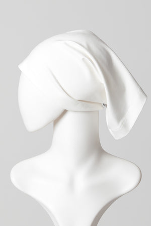 Düz Boru Bone Uzun Boy - Ekru