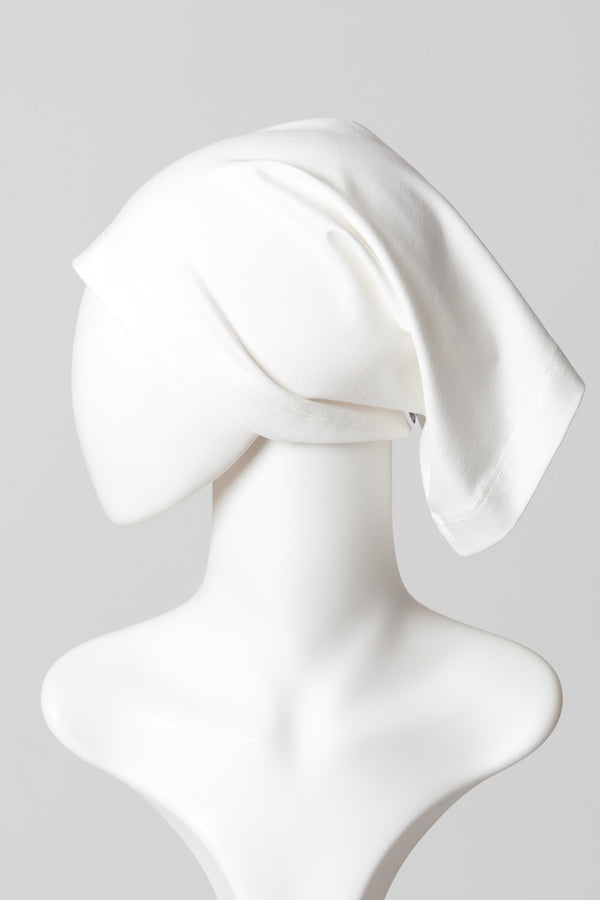 Düz Boru Bone Uzun Boy - Ekru