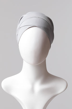 Çapraz Boru Bone - Gri