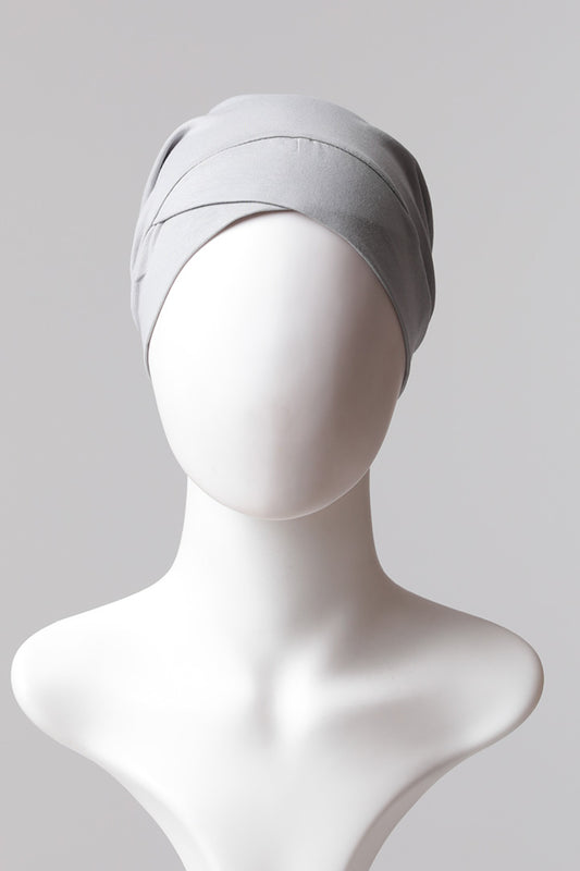 Çapraz Boru Bone - Gri