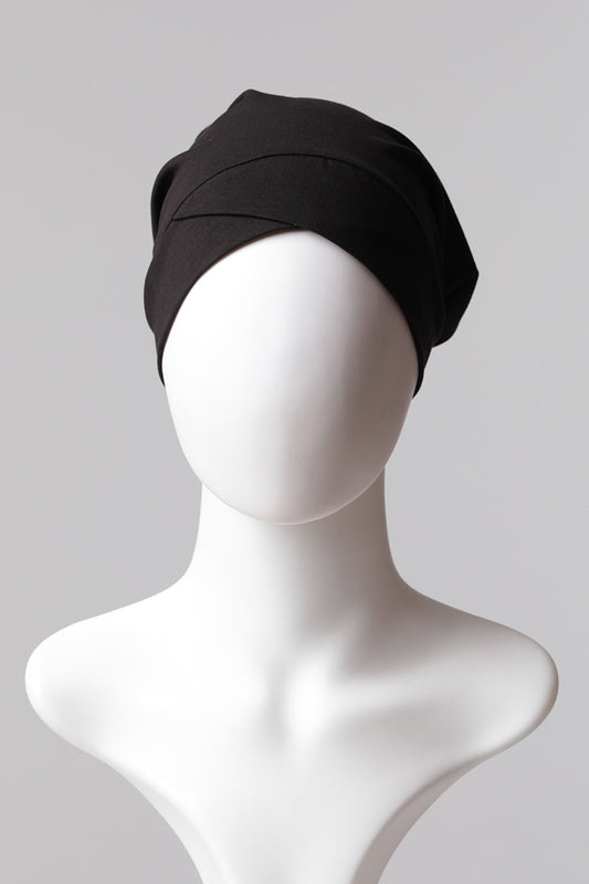 Çapraz Boru Bone - Siyah