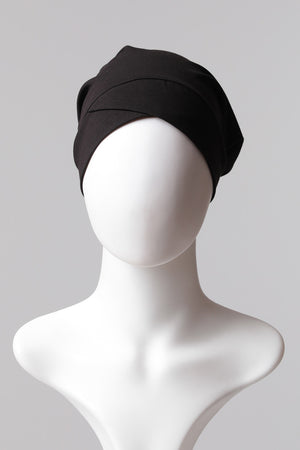 Çapraz Boru Bone - Siyah