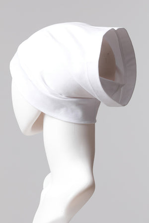 Çapraz Boru Bone - Beyaz