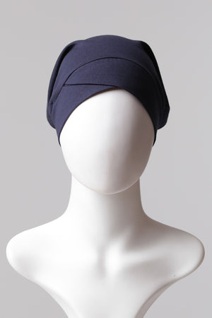 Çapraz Boru Bone - Lacivert