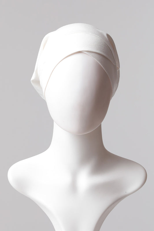 Çapraz Boru Bone - Ekru