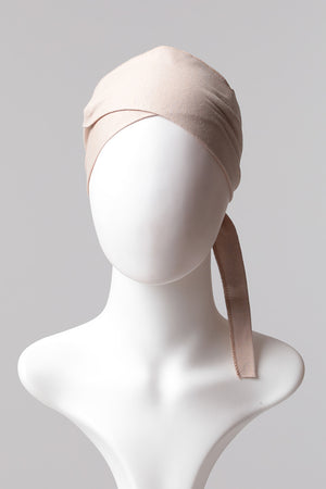 Çapraz Bandana Bone - Vizon