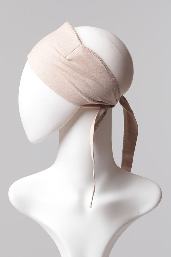 Çapraz Bandana Bone - Vizon