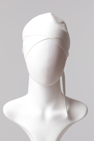 Çapraz Bandana Bone - Ekru