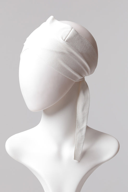 Çapraz Bandana Bone - Ekru