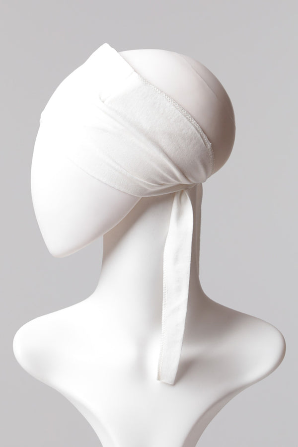 Çapraz Bandana Bone - Ekru