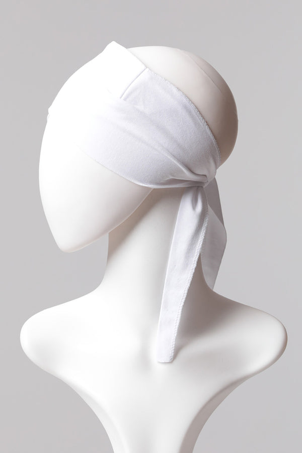 Çapraz Bandana Bone - Beyaz