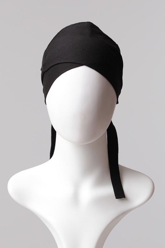 Çapraz Bandana Bone - Siyah