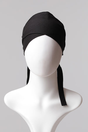 Çapraz Bandana Bone - Siyah