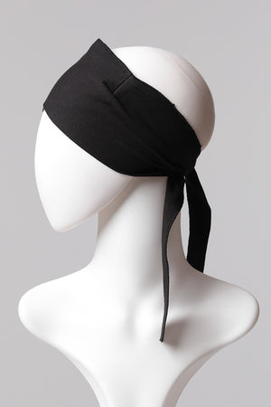 Çapraz Bandana Bone - Siyah