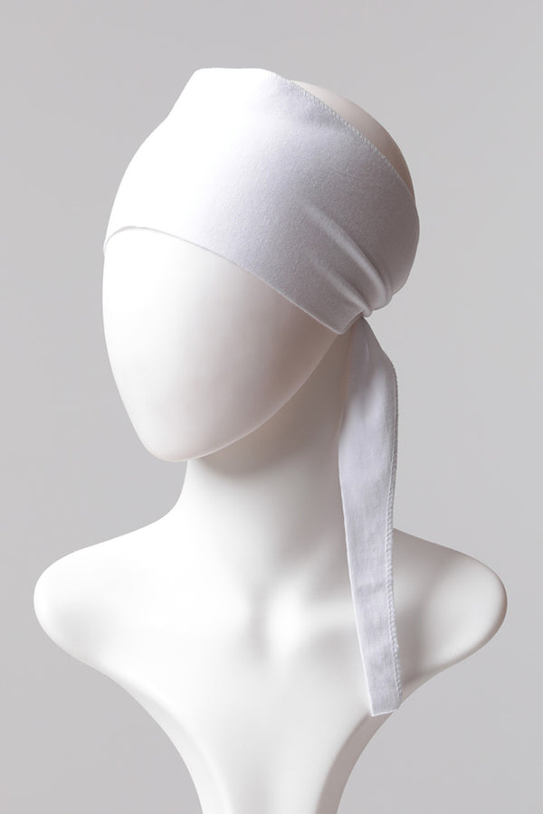 Düz Bandana Bone - Beyaz