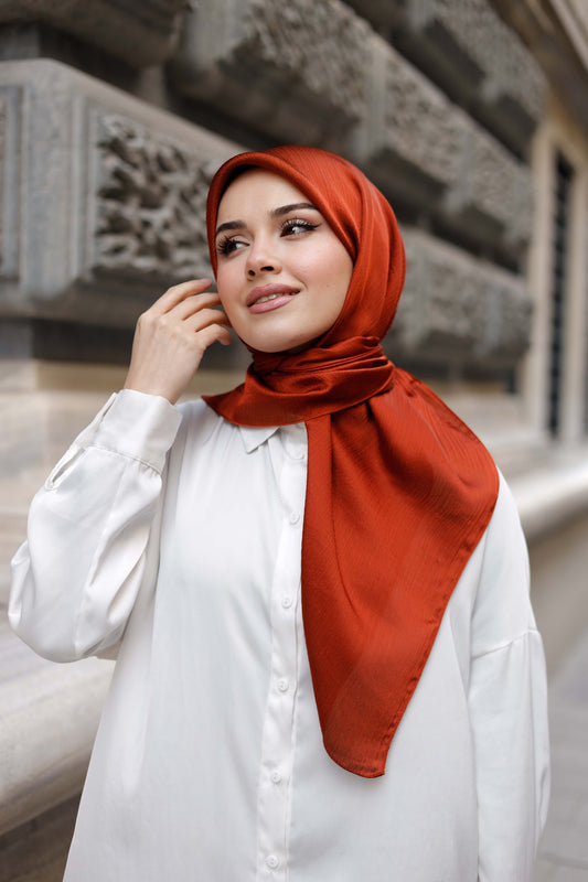 Abiye Eşarp - Kiremit