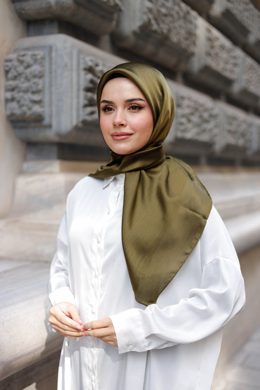 Abiye Eşarp - Haki Yeşili