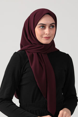 Medine İpeği Eşarp 110 x 110 cm - Mor