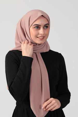 Medine İpeği Eşarp 110 x 110 cm - Vizon