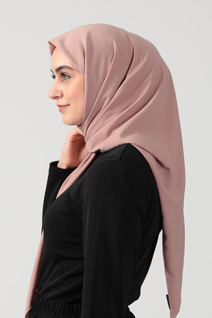 Medine İpeği Eşarp 110 x 110 cm - Vizon