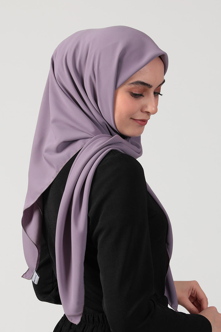 Medine İpeği Eşarp 110 x 110 cm - Lila