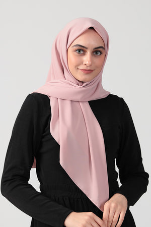 Medine İpeği Eşarp 110 x 110 cm - Açık Pudra