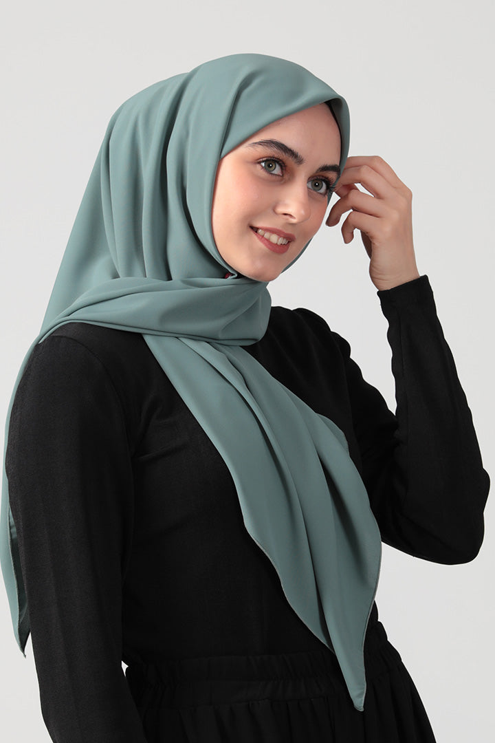 Medine İpeği Eşarp 110 x 110 cm - Çağla