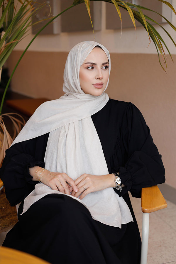 Soft Jakar Şal - Düz - Latte