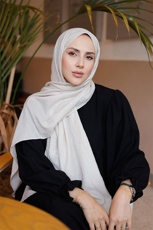 Soft Jakar Şal - Düz - Latte