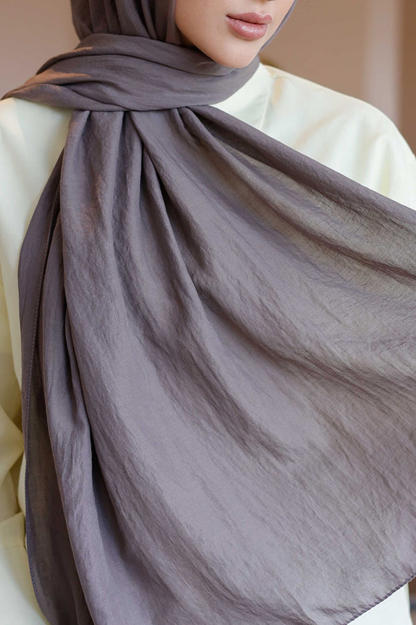 Soft Jakar Şal - Düz - Koyu Vizon