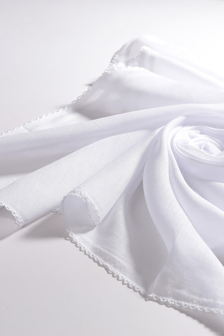 Iç Başörtü - % 100 Pamuk - Beyaz