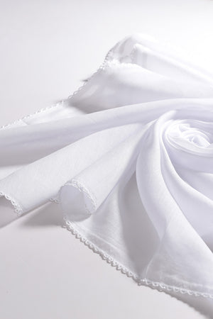 Iç Başörtü - % 100 Pamuk - Beyaz