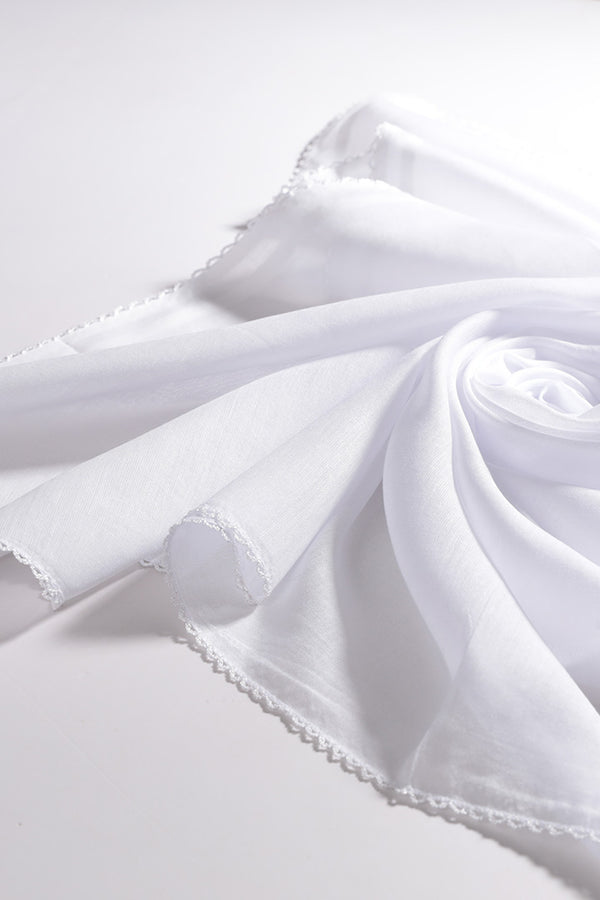 Iç Başörtü - % 100 Pamuk - Beyaz