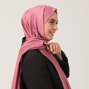 %100 İpek Şal - Pembe
