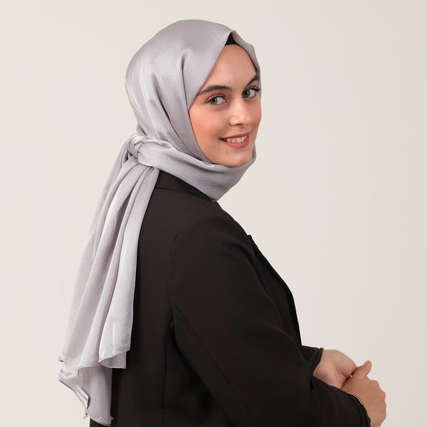 Abiye Şal - Gümüş