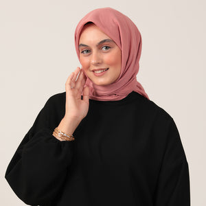 Bambu Pamuk Eşarp - Rose