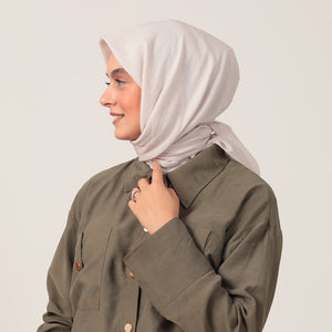 Bambu Pamuk Eşarp - Taş
