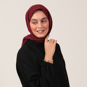 Bambu Pamuk Eşarp - Vişne