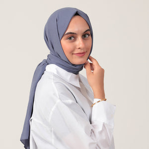 Bambu Pamuk Şal - İndigo