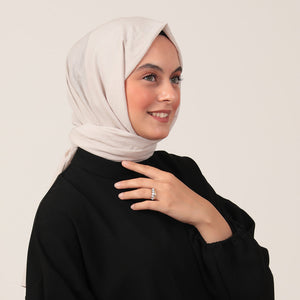 Bambu Pamuk Şal - Taş