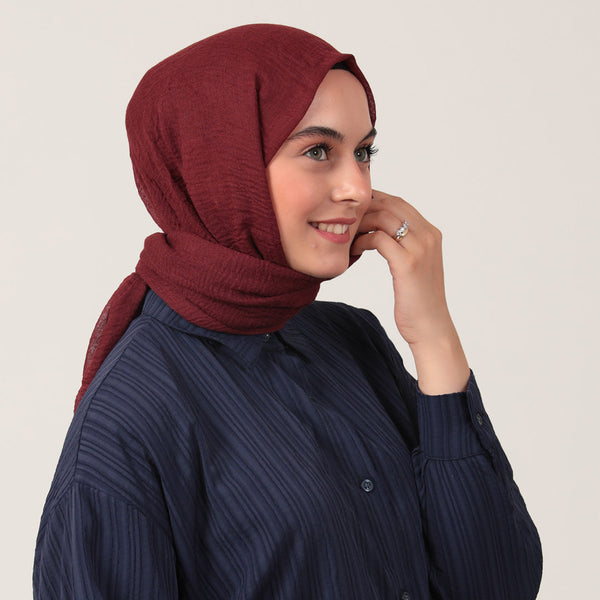 Bürümcük Şal - Bordo