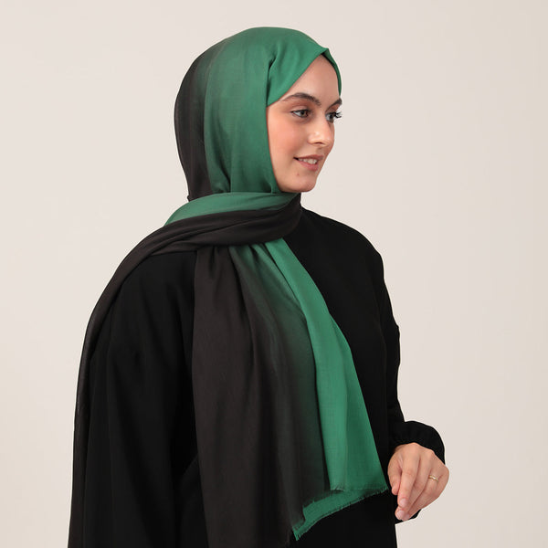Degrade Şal - Benetton Siyah
