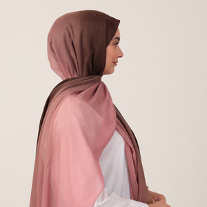 Degrade Şal - Gül Kurusu