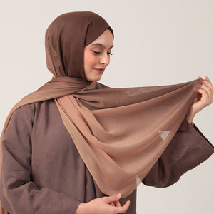 Degrade Şal - Kahve Camel