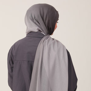 Degrade Şal - Koyu Gri