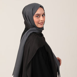 Degrade Şal - Siyah Füme
