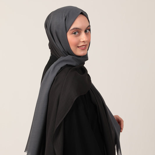 Degrade Şal - Siyah Füme