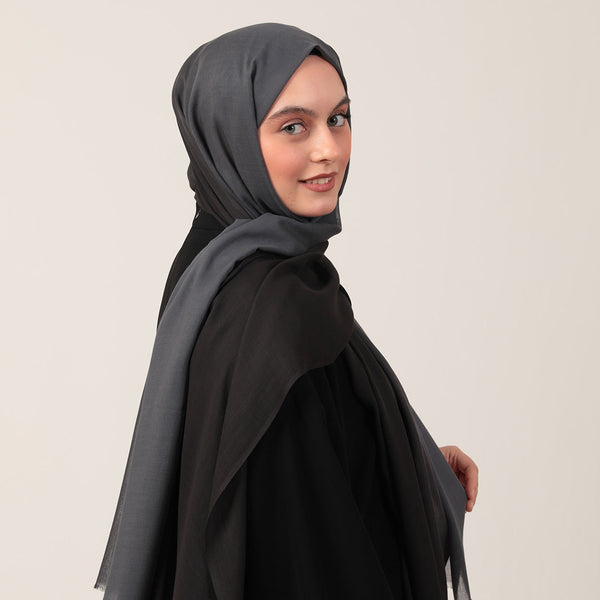Degrade Şal - Siyah Füme