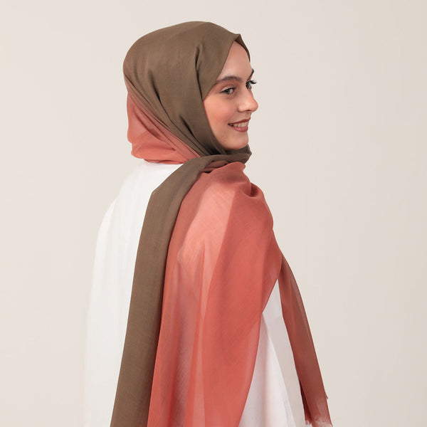 Degrade Şal - Soğan Kabuğu